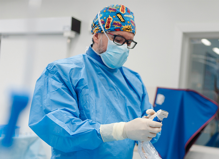 Embolizacja żylna. Pracownia naczyniowa Kliniki Flebologii. Cezary Szary