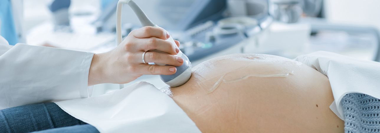 Badanie USG w ciąży.