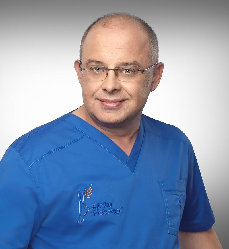 Proktolog. Dr n. med. Maciej Chwaliński. Klinika Flebologii