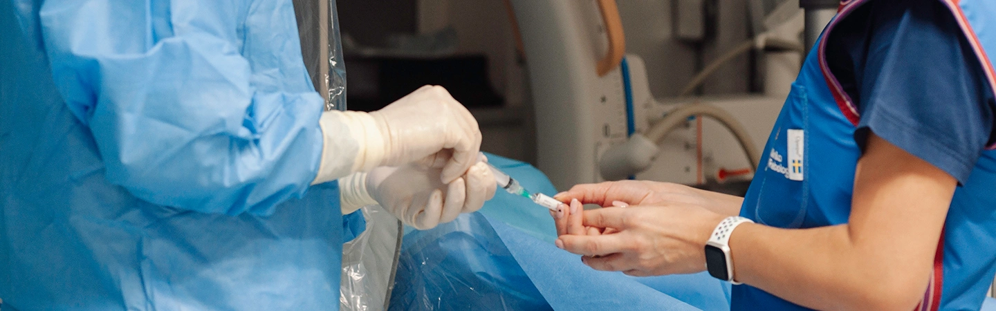 Embolizacja żylna. Pracownia naczyniowa. Klinika Flebologii.