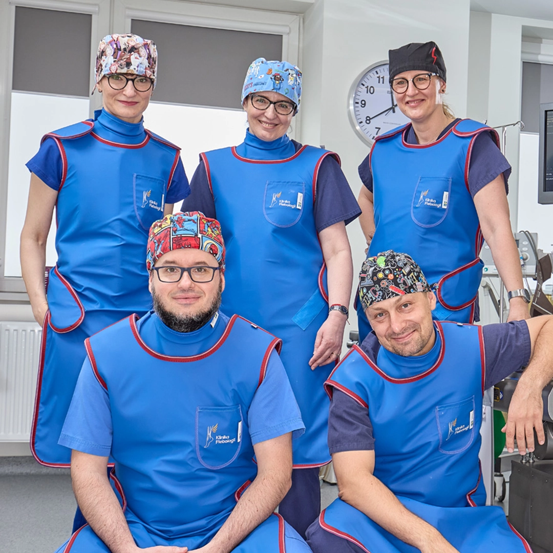 Pracownia naczyniowa Kliniki Flebologii. Lekarze. Pielęgniarki. 