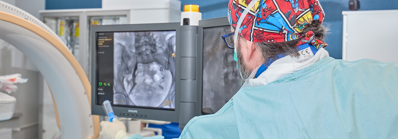 Flebografia i embolizacja żylna w Klinice Flebologii.