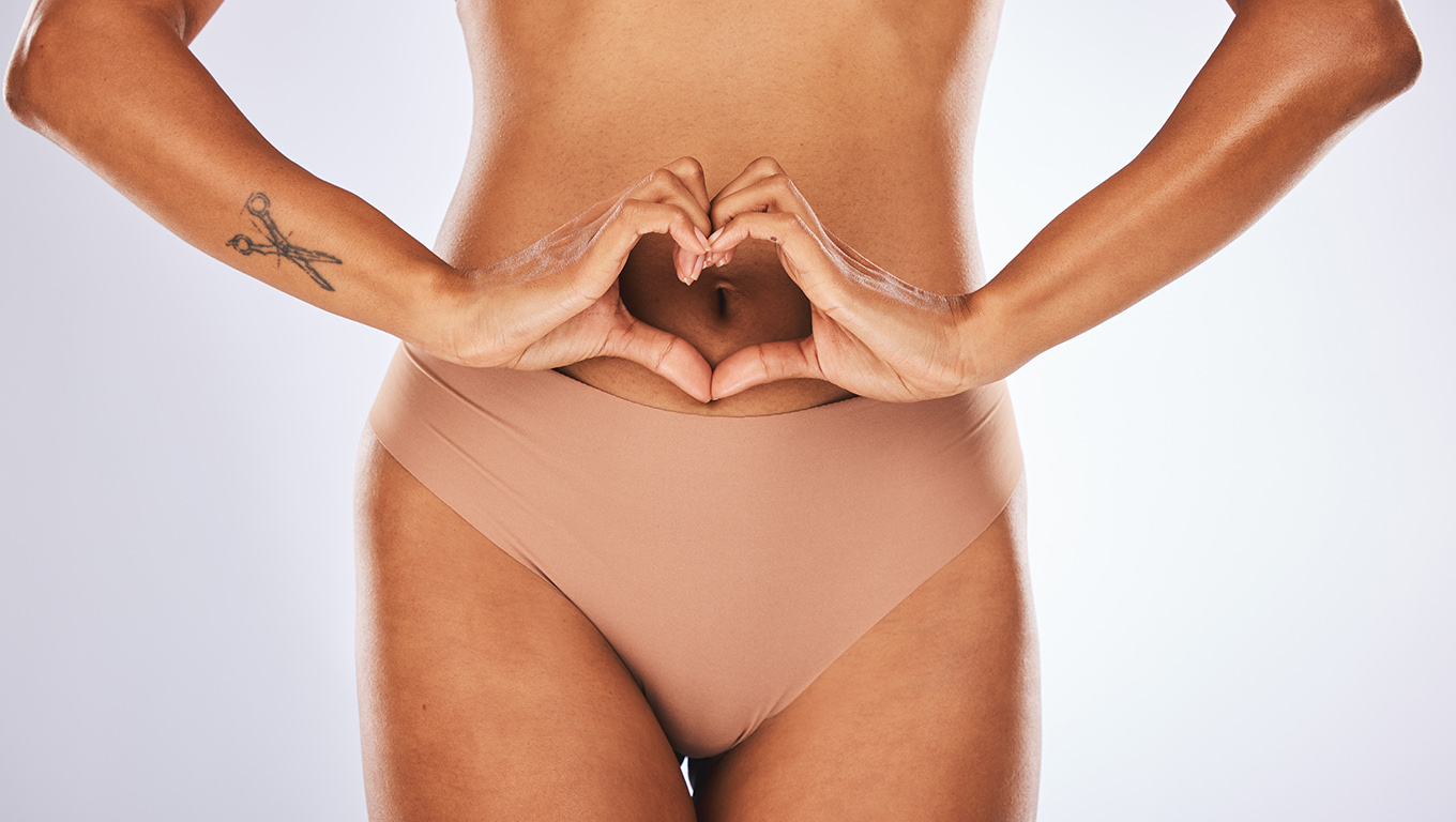 Niewydolność żylna miednicy - kobieta.