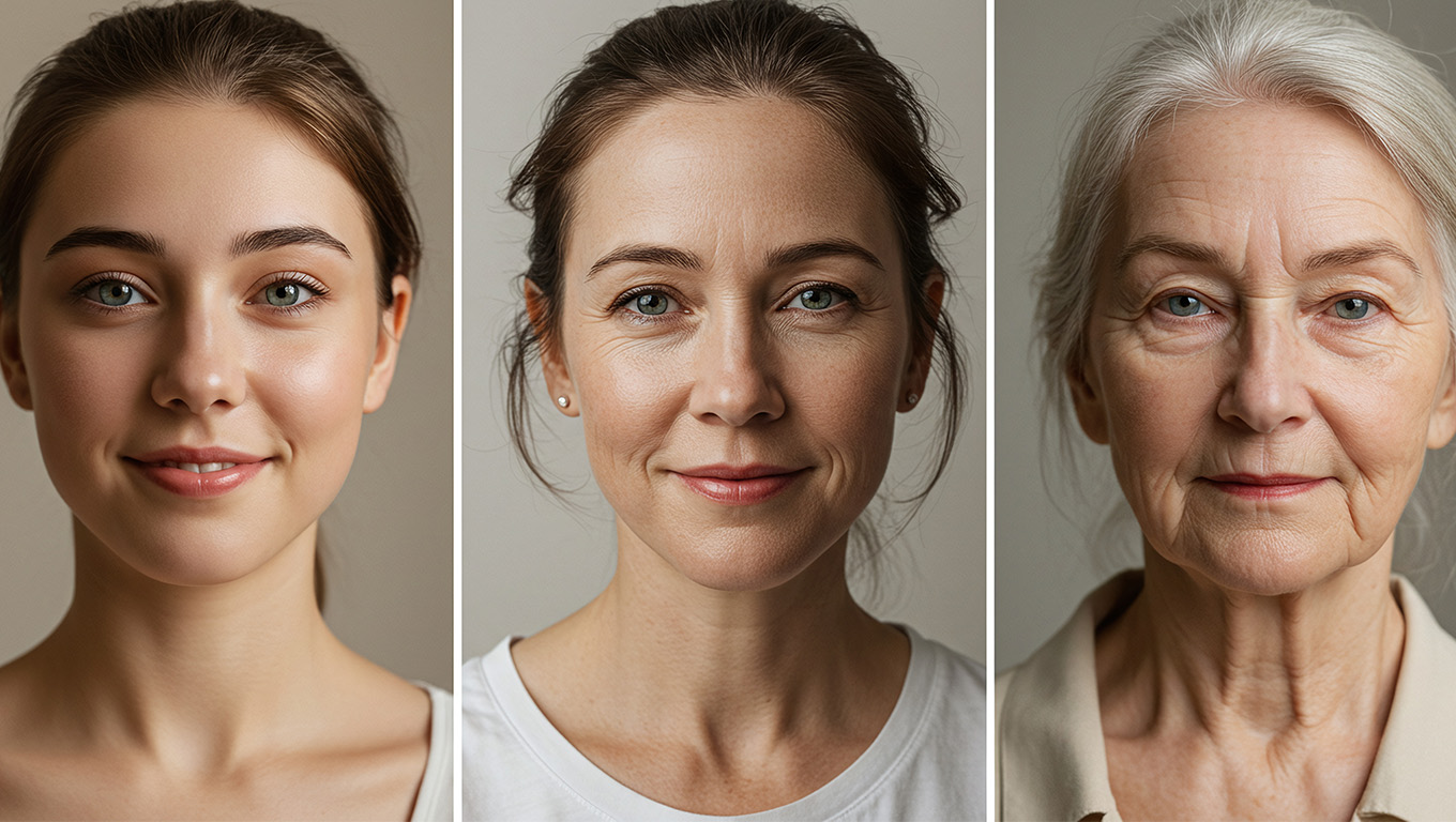 Fazy życia kobiety.